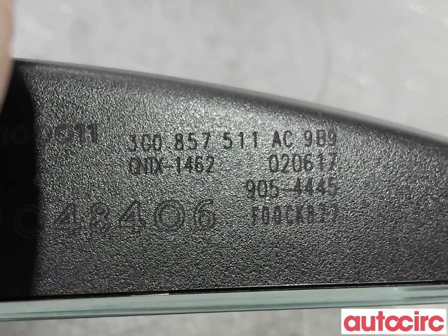 Speil innvendig til VW Golf Sportsvan 2014-2018  (VOLKSWAGEN|3G0857511AC|905-4445)