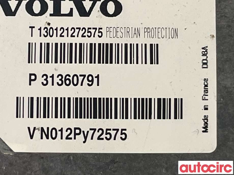 Airbag elektronikk til Volvo V40 2012-2019 (VOLVO|31406938)