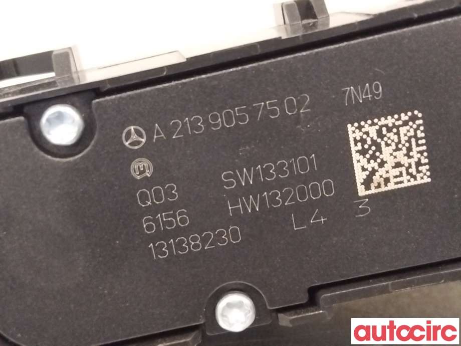 Bryter setevarme til Mercedes GLC 2015-2022 (X253) (X253) (MERCEDES|A2139057502)