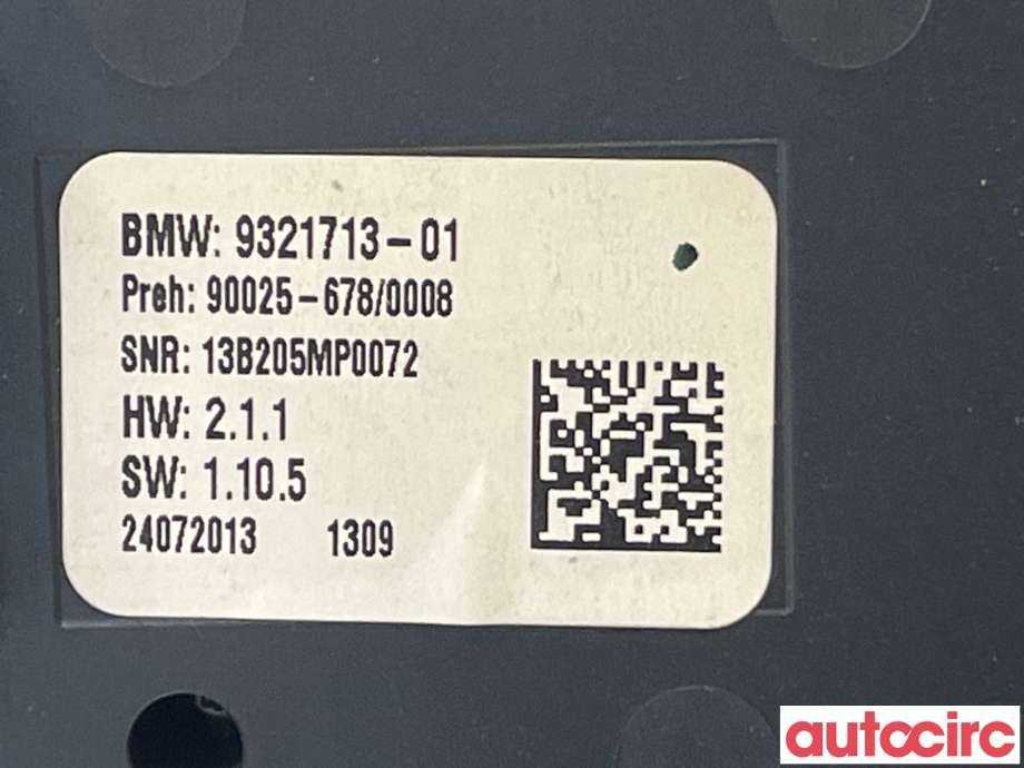 Varmeapparat betjening til BMW X5 2013-2018 (F15) (F15) (BMW|64119388808)