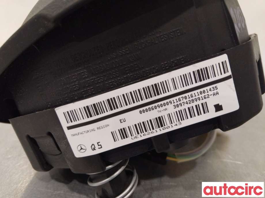 Airbag rattpute til Mercedes GLC 2015-2022 (X253) (X253) (MERCEDES|A0008609000)