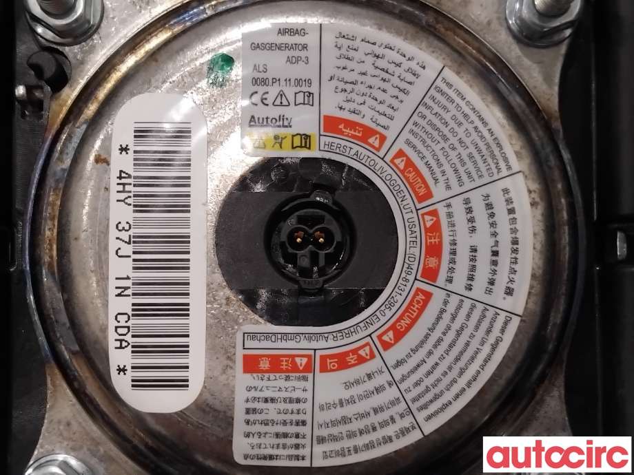 Airbag rattpute til Hyundai i10 2008-2013 (Type I)  (HYUNDAI|56900B4100PYN|)