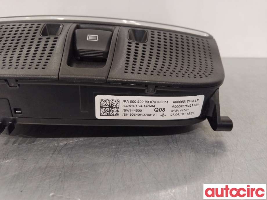 Taklyspanel til Mercedes GLC 2015-2022 (X253) (X253) (MERCEDES|A0009009007)