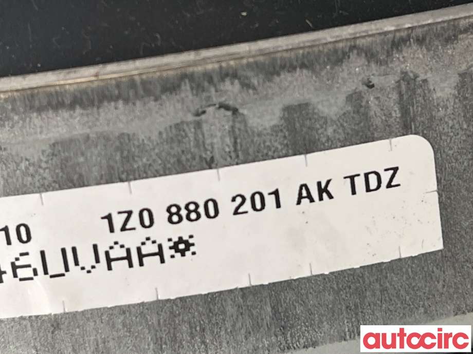 Airbag rattpute til Škoda Superb 2008-2015 (Type II)  (SKODA|1Z0880201AK)