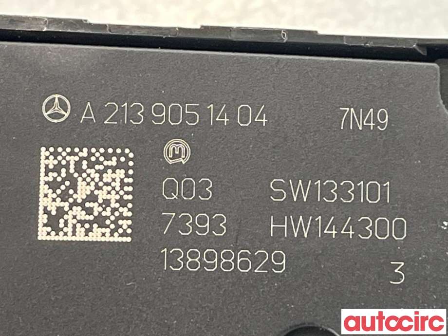 Bryter setevarme til Mercedes E-Klasse 2016-2023 (W213) (W213) (MERCEDES|A2139051404)