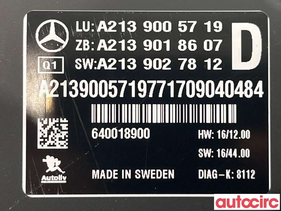Kamera til Mercedes E-Klasse 2016-2023 (W213) (W213) (MERCEDES|A0009056306|A2139005719|A2479008017)
