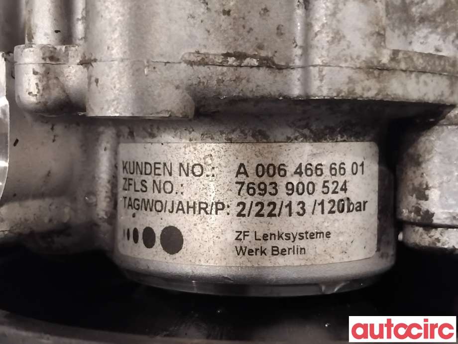 Servo pumpe mekanisk til Mercedes Vito/Viano 2010-2014 (Fase 2) (W639) (W639) (MERCEDES|A0064666601|7693900524)