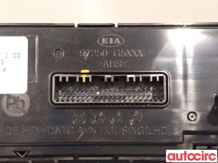 Varmeapparat betjening til Kia Niro 2016-2021  (KIA|97250G5630CA|)
