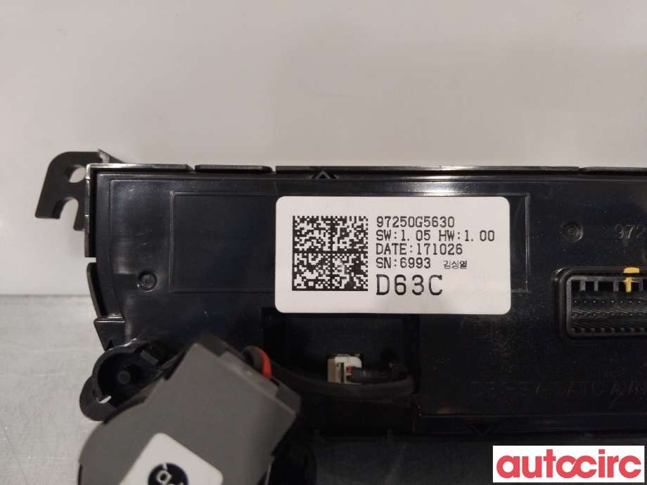 Varmeapparat betjening til Kia Niro 2016-2021  (KIA|97250G5630CA|)
