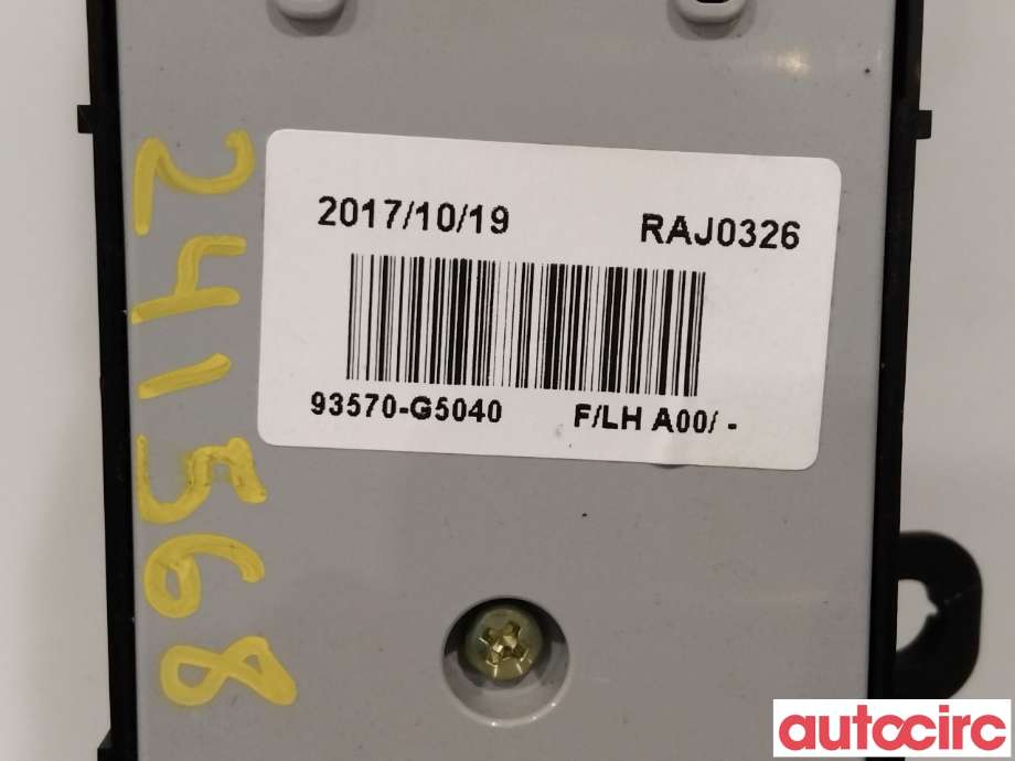 Bryter ruteheis til Kia Niro 2016-2021  (KIA|93570G5040)