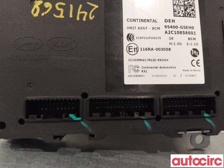 Styreenhet comfort (BCM) til Kia Niro 2016-2021  (KIA|95400G5EH0)