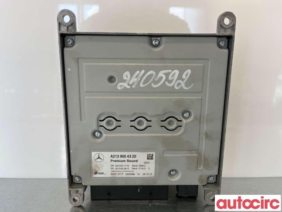 Bilstereo forsterker til Mercedes E-Klasse 2016-2023 (W213) (W213) (MERCEDES|A2139004320)