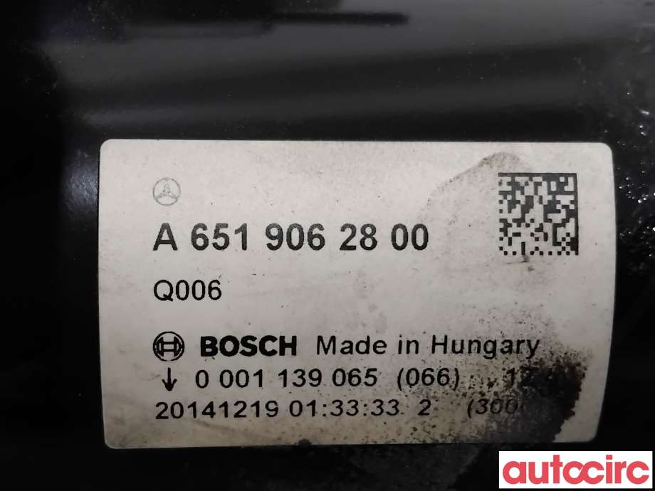 Starter diesel til Mercedes C-Klasse 2014-2018 (Fase 1) (W205) (W205) (MERCEDES|A6519062800|0001139065)