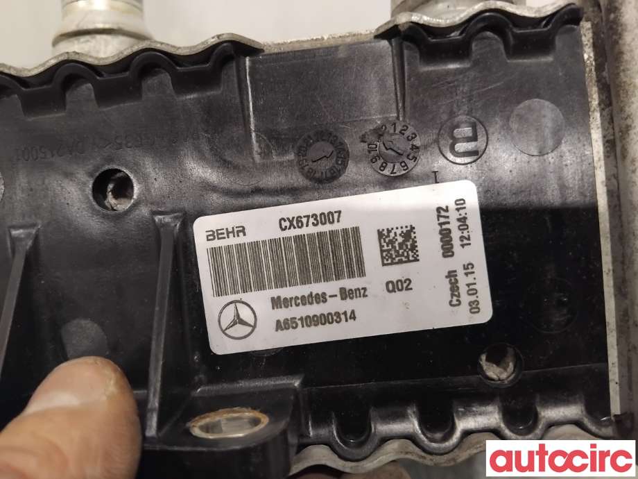 Intercooler til Mercedes C-Klasse 2014-2018 (Fase 1) (W205) (W205) (MERCEDES|A6510901800|CX673007|A6510900314)