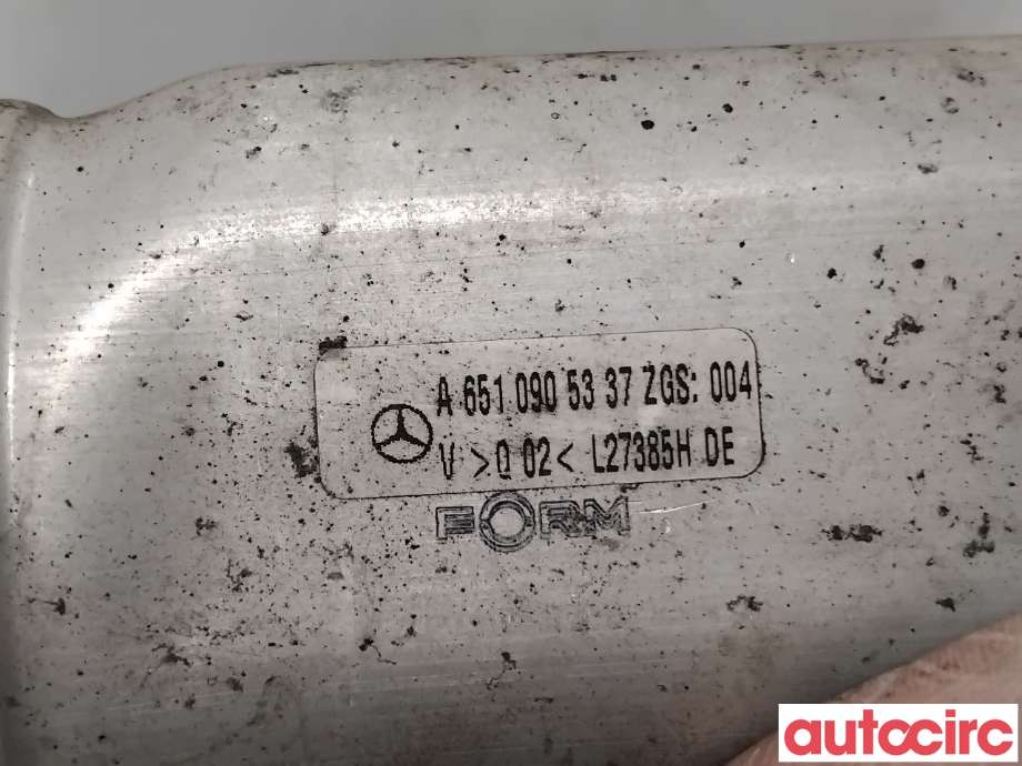 Turbo rør til Mercedes C-Klasse 2014-2018 (Fase 1) (W205) (W205) (MERCEDES|A6510905337|)