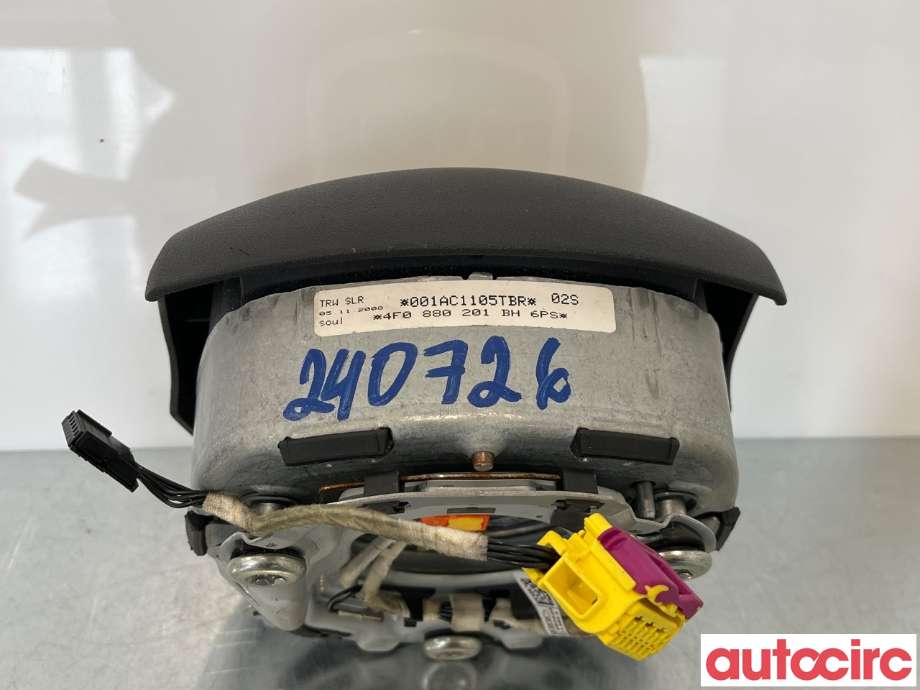 Airbag rattpute til Audi A6 2008-2011 (Type III, Fase 2) (C6) (C6) (AUDI|4F0880201BH)