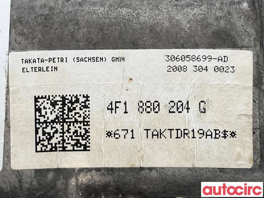 Airbag passasjer til Audi A6 2008-2011 (Type III, Fase 2) (C6) (C6) (AUDI|4F1880204J)
