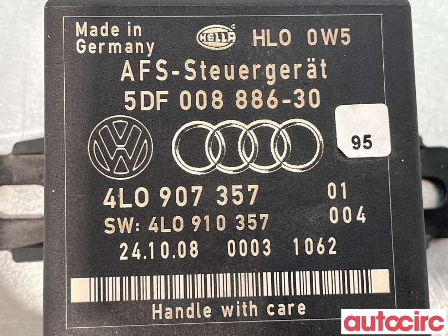 Styreenhet xenon/ballast til Audi A6 2008-2011 (Type III, Fase 2) (C6) (C6) (AUDI|4E0907476|4L0907357|4L0907357B)