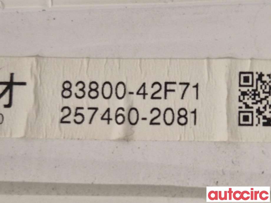 Instrumentpanel til Toyota RAV4 2009-2013 (Type III, Fase 2)  (TOYOTA|8380042F71|257460-2081)