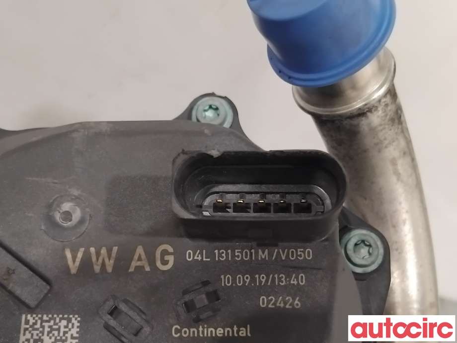 EGR-ventil til Škoda Octavia 2017-2020 (Type III, Fase 2)  (SKODA|04L131512BQ|A2C96089300|04L131501M)