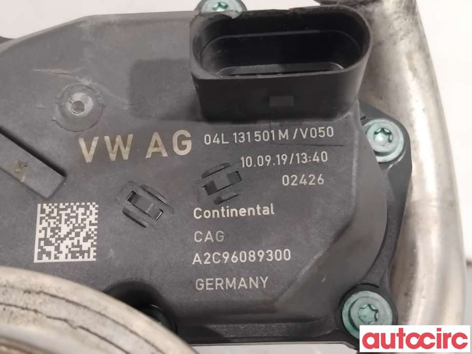 EGR-ventil til Škoda Octavia 2017-2020 (Type III, Fase 2)  (SKODA|04L131512BQ|A2C96089300|04L131501M)