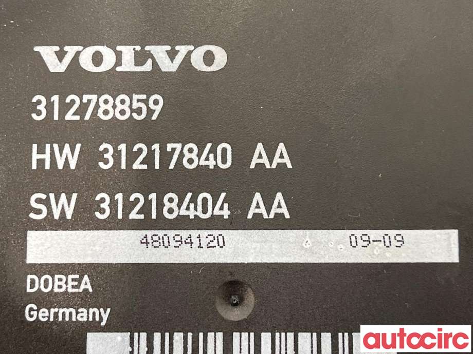 Styreenhet elektrisk bakluke til Volvo XC70 2008-2013 (Type II, Fase 1)  (VOLVO|31217840|31278859)