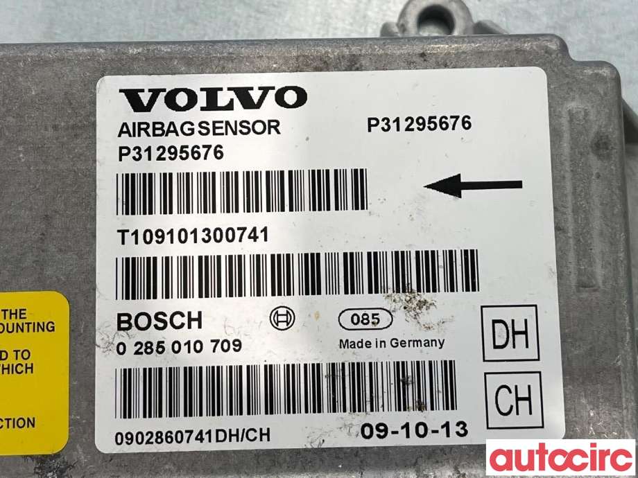 Airbag elektronikk til Volvo XC70 2008-2013 (Type II, Fase 1)  (VOLVO|31295676)