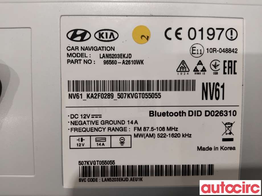 Bilstereo navigasjon til Kia Cee