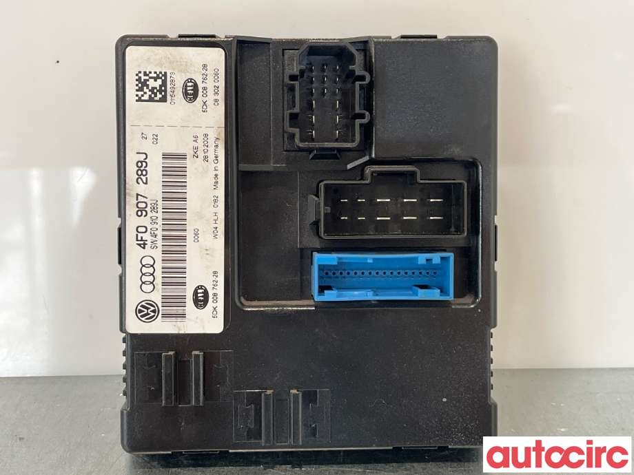 Styreenhet comfort (BCM) til Audi A6 2008-2011 (Type III, Fase 2) (C6) (C6) (AUDI|4F0910289K|4F0910289J)