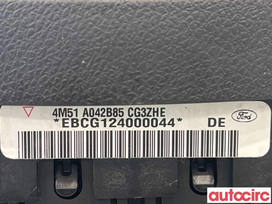 Airbag rattpute til Ford Focus 2008-2010 (Type II, Fase 2)  (FORD|1670593||4M51A042B85CG3ZHE)