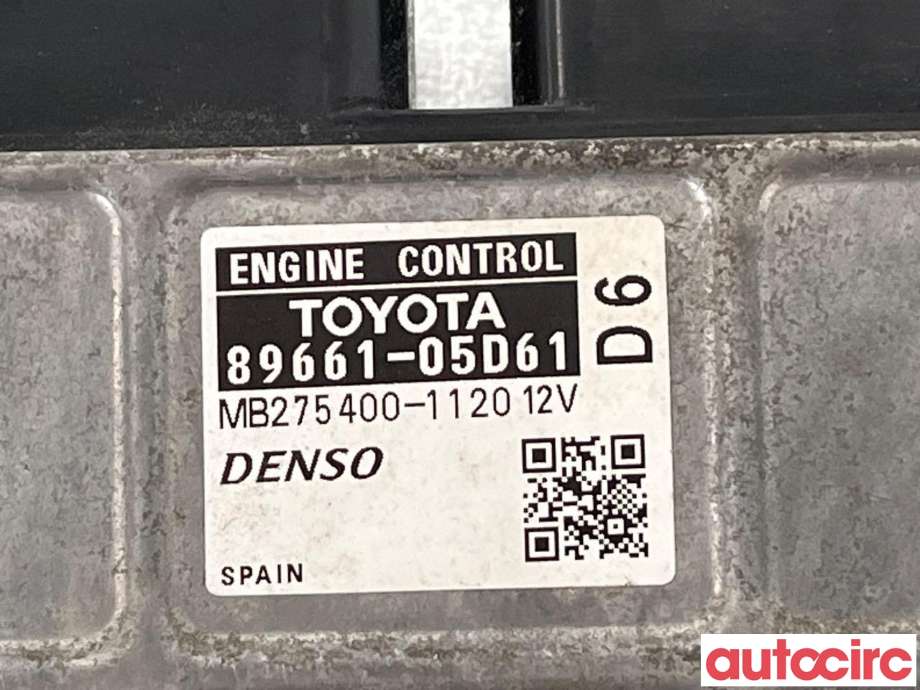 Styreenhet motor til Toyota Avensis 2009-2015 (Type III, Fase 1)  (TOYOTA|8966105D61)