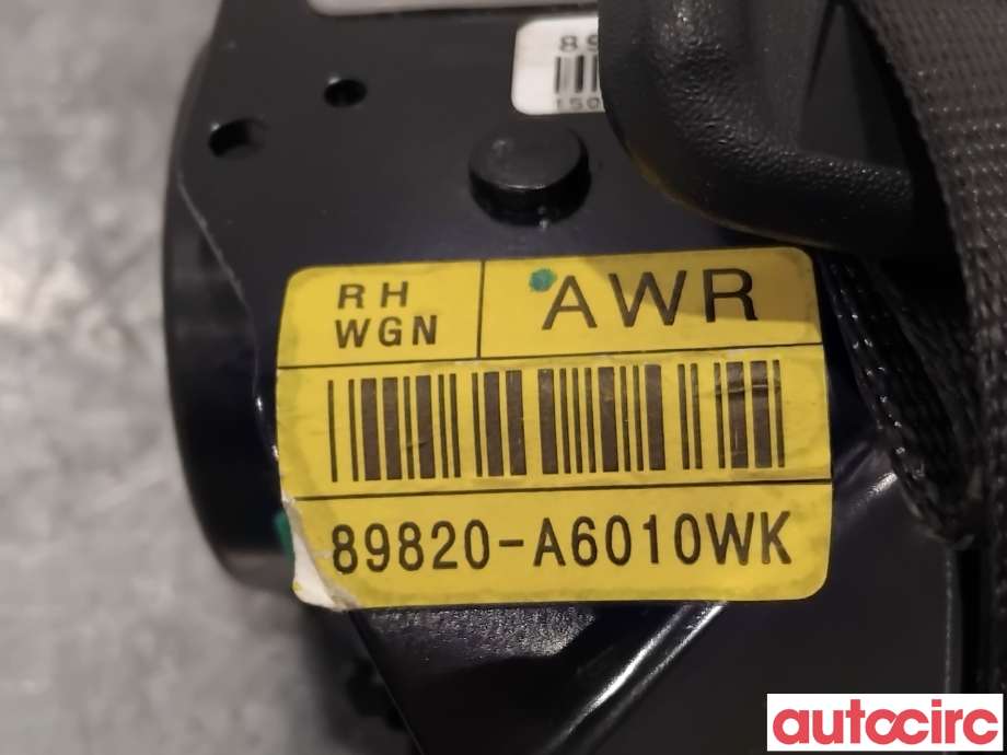 Sikkerhetsbelte bak høyre til Kia Cee