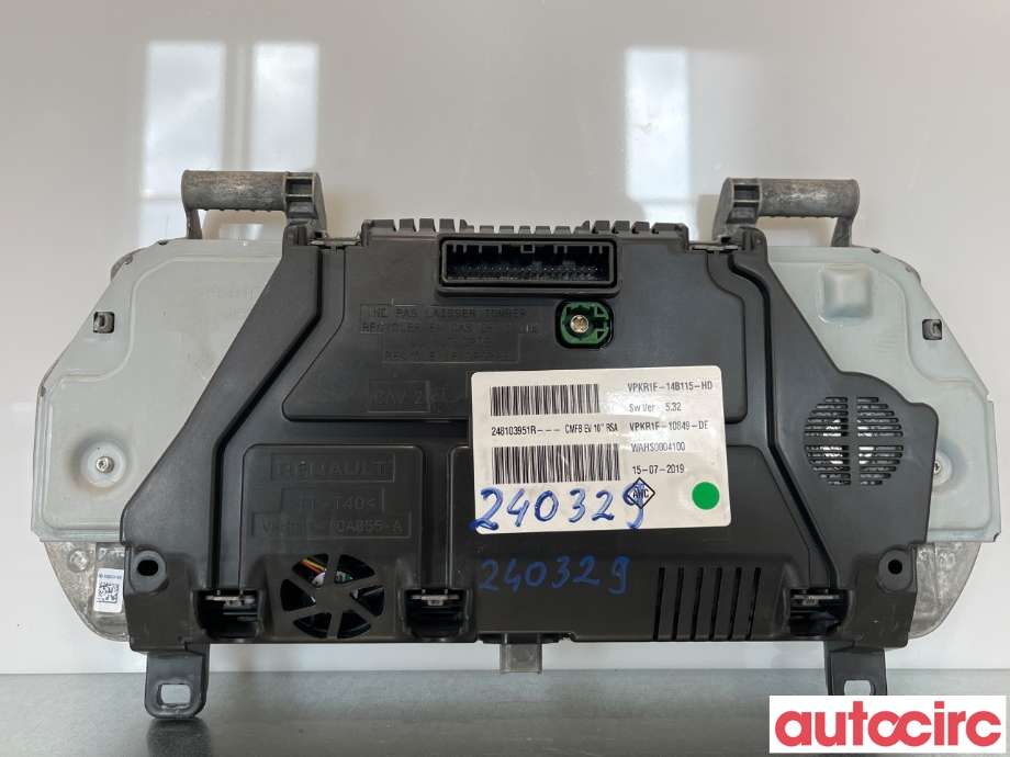 Instrumentpanel til Renault Zoe 2013-2019 (Fase 1)  (RENAULT|248096175R|248103628R)