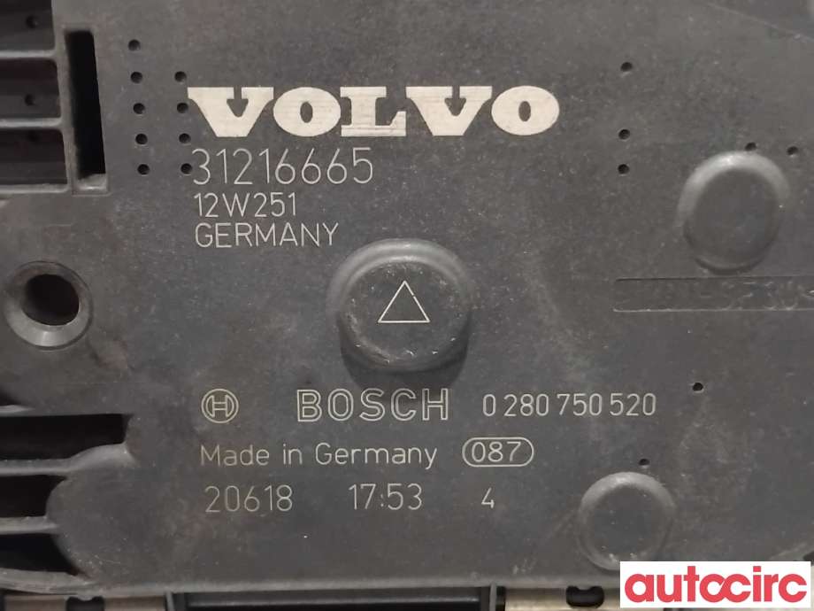 Spjeldhus til Volvo V70 2007-2013 (Type III, Fase 1)  (VOLVO|31216665|0280750520)