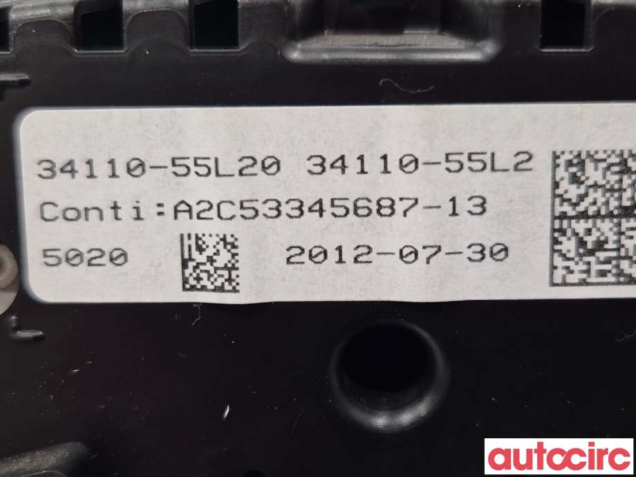 Instrumentpanel til Suzuki SX4 2009-2013 (Type I, Fase 2)  (SUZUKI|34100-55LA0)