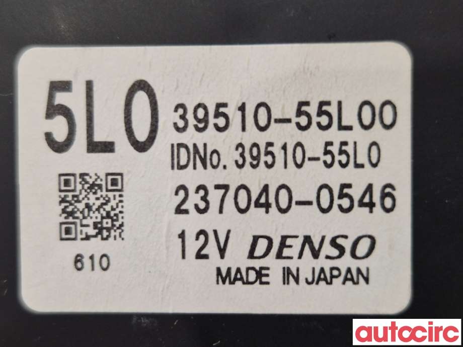 Varmeapparat betjening til Suzuki SX4 2009-2013 (Type I, Fase 2) (SUZUKI|39510-55L00-GUA)