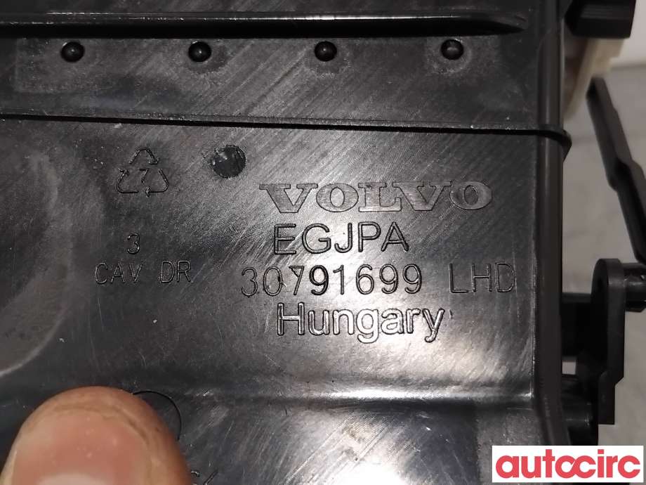 Dashbord friskluftdyse til Volvo V60/V60 CC 2013-2018 (Type I, Fase 2)  (VOLVO|31393992||30791699)