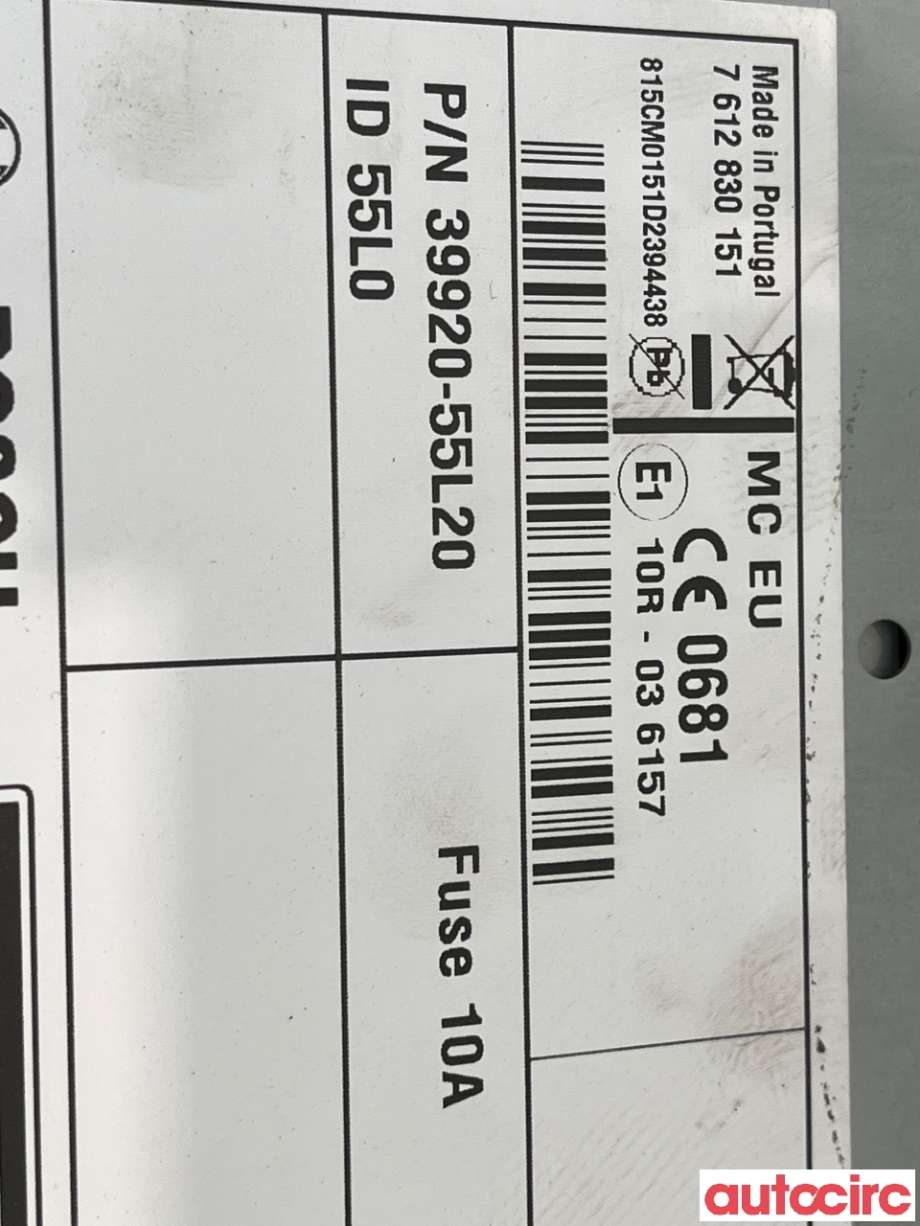 Bilstereo til Suzuki SX4 2009-2013 (Type I, Fase 2) (SUZUKI|3992055L21|3992055L20)