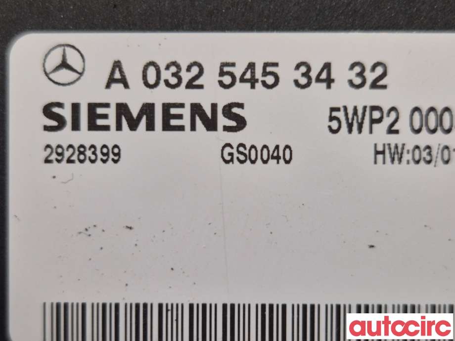 Styreenhet girkasse til Mercedes E-Klasse 2002-2006 (Fase 1) (W211) (W211) (MERCEDES|A0325453432)