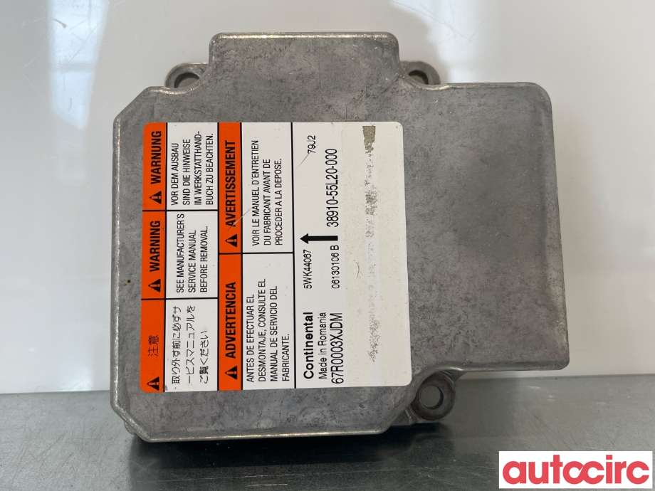 Airbag elektronikk til Suzuki SX4 2009-2013 (Type I, Fase 2) (SUZUKI|3891055L20)