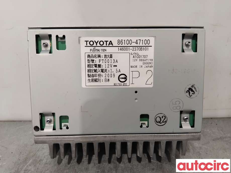 Bilstereo forsterker til Toyota Prius 2009-2016 (Type III) (COMBI) (COMBI) (TOYOTA|8628047020|146001-2370B101|86100-47100)