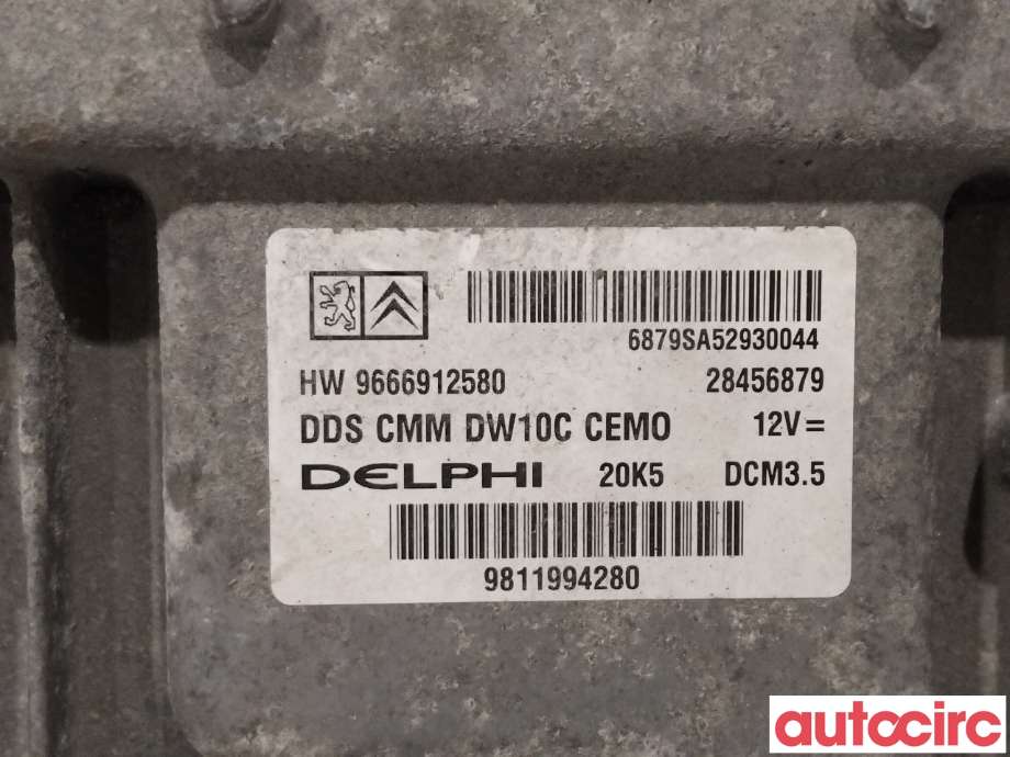 Styreenhet motor til Peugeot Expert 2007-2016 (Type II)  (PEUGEOT|1608402180)