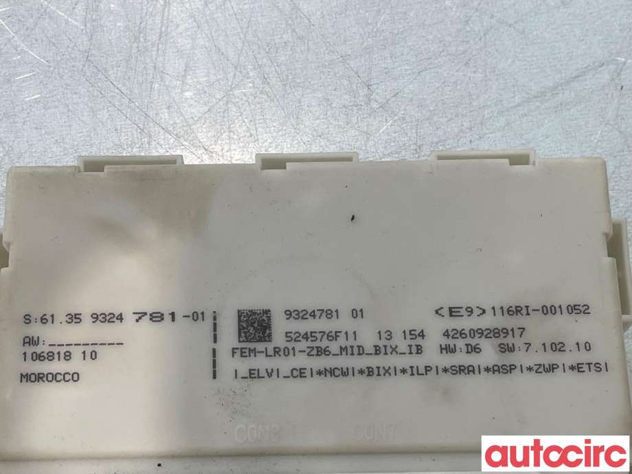 Styreenhet diverse til BMW 3-Serie 2012-2018 (F30/F31/F34) (F30/F31/F34) (BMW|61355A7FB57)