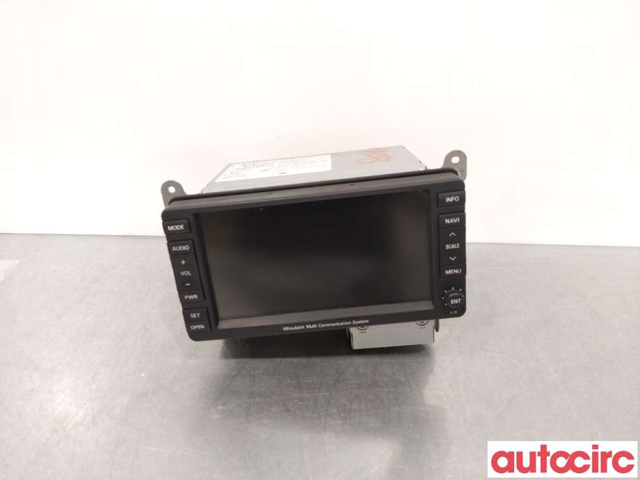 Bilstereo navigasjon til Mitsubishi Outlander, 2007-2010 (Type II, Fase 1)  (MITSUBISHI|8750A143)