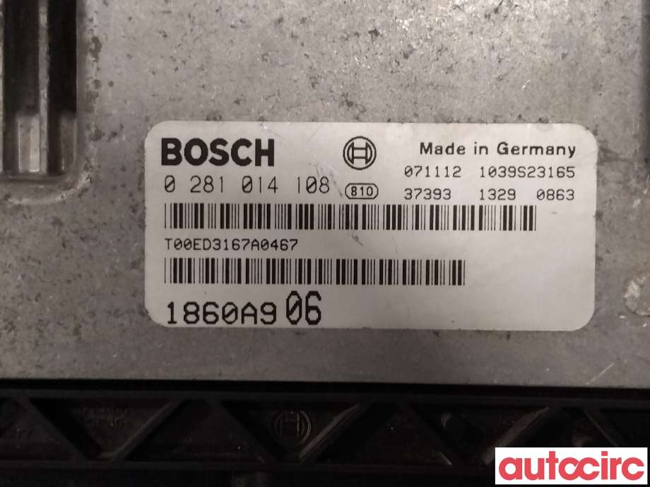 Styreenhet motor til Mitsubishi Outlander 2007-2010 (Type II, Fase 1)  (MITSUBISHI|1860A906|0281014108)