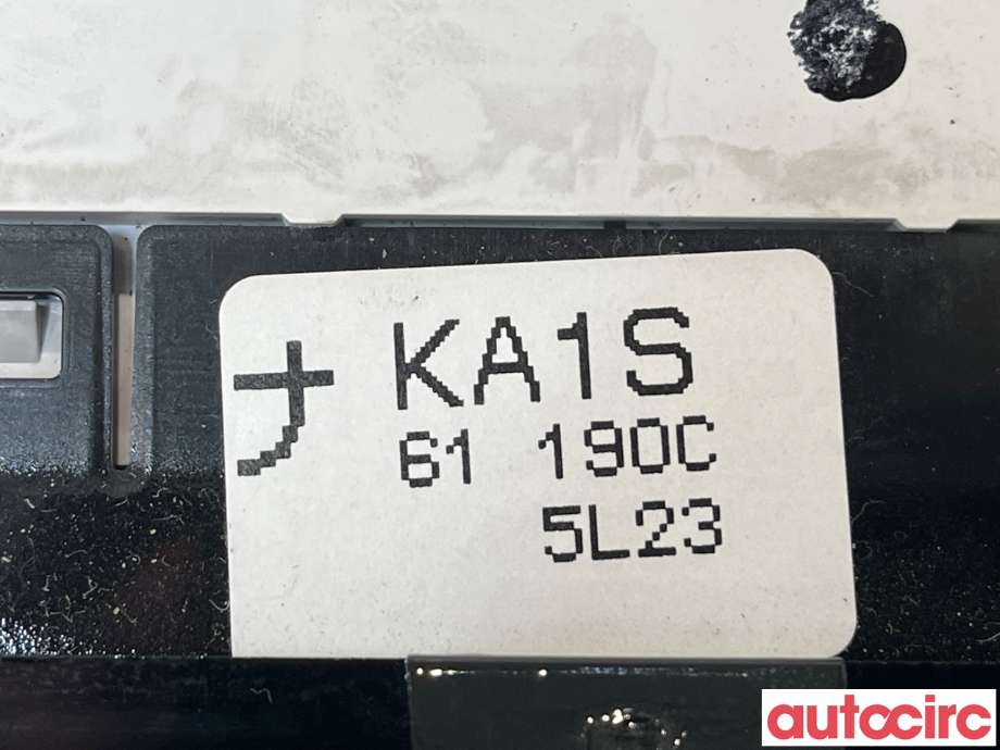 Varmeapparat betjening til Mazda CX-5 2012-2017 (Type I)  (MAZDA|KA1S-61-190D|KA1S61190D|KA1S61190C)