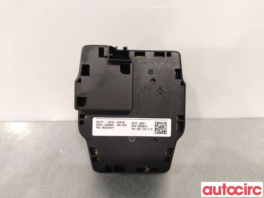 Bilstereo diverse til Peugeot 508 2011-2014 (Type I, Fase 1) (PEUGEOT|98023785ZD)