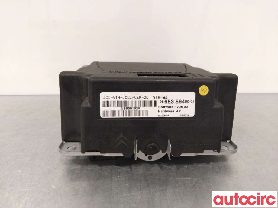 Multimedia display (MCU - Media Controller Unit) til Peugeot 508 2011-2014 (Type I, Fase 1)  (PEUGEOT|6155JT|9812713180)