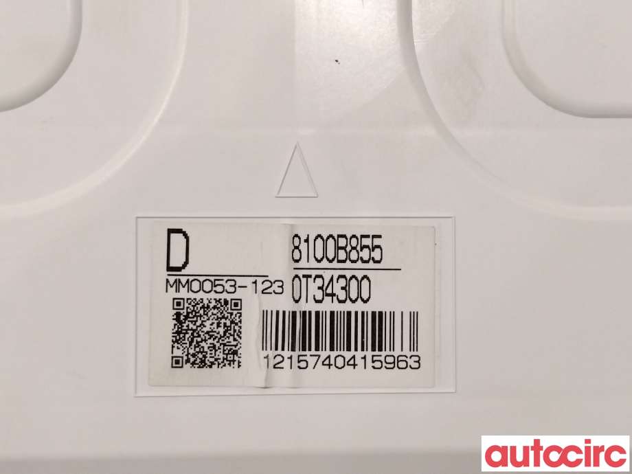 Instrumentpanel til Mitsubishi Outlander 2010-2012 (Type II, Fase 2)  (MITSUBISHI|8100B855|MM0053-123)