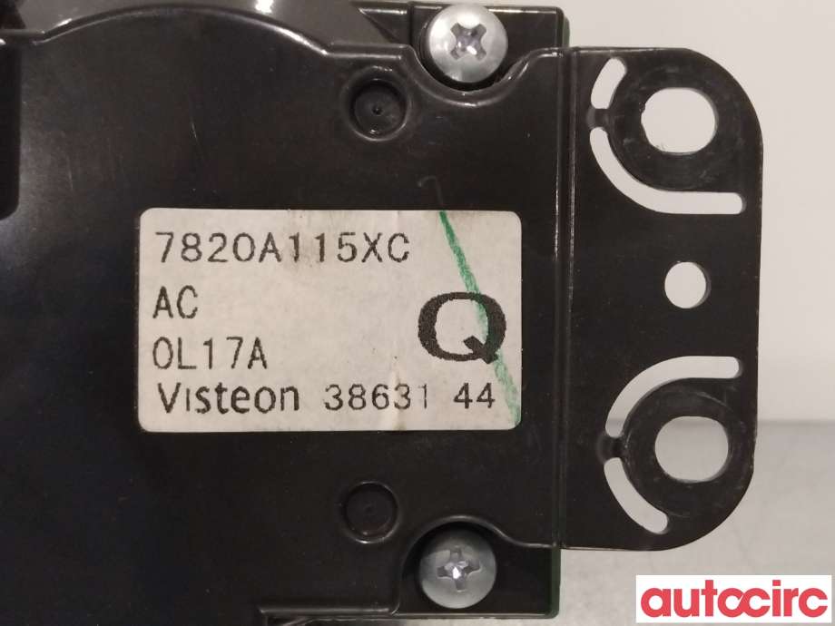Varmeapparat betjening til Mitsubishi Outlander 2010-2012 (Type II, Fase 2)  (MITSUBISHI|7820A115XC)